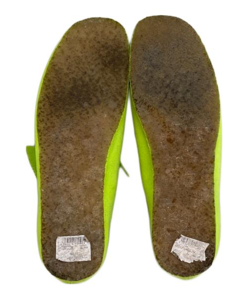 CLARKS（クラークス）CLARKS (クラークス) Wallabee Suede/ワラビースエード 黄緑 サイズ:27cmの古着・服飾アイテム