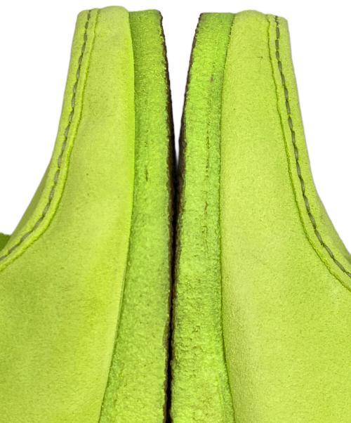 CLARKS（クラークス）CLARKS (クラークス) Wallabee Suede/ワラビースエード 黄緑 サイズ:27cmの古着・服飾アイテム