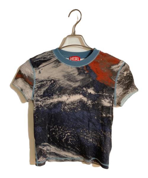 DIESEL（ディーゼル）DIESEL (ディーゼル) T-SKINZY-LACE ブルー サイズ:Lの古着・服飾アイテム