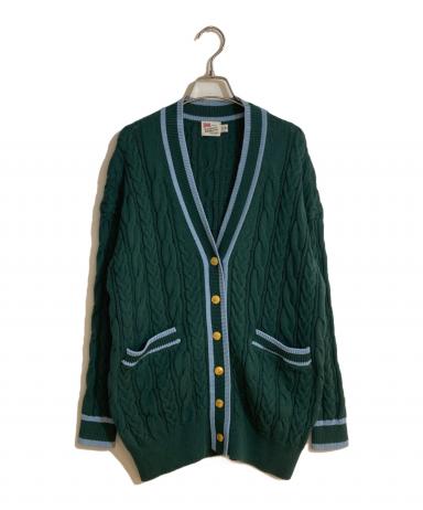 Traditional Weatherwear Vネック　カーディガン　グリーン 中古・古着通販】Traditional Weatherwear (トラディショナルウェザー