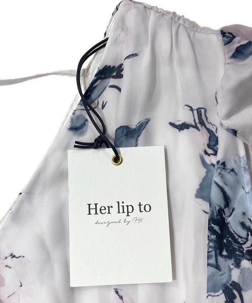 HER LIP TO（ハーリップトゥ）HER LIP TO (ハーリップトゥ) Rose Bouquet Dress/ローズブーケットドレス ローズ サイズ:Mの古着・服飾アイテム