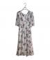 HER LIP TO（ハーリップトゥ）の古着「Rose Bouquet Dress/ローズブーケットドレス」｜ローズ