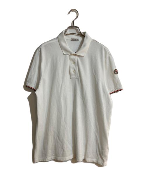 MONCLER（モンクレール）MONCLER (モンクレール) MAGLIA POLO MANICA CORTA ホワイト サイズ:XLの古着・服飾アイテム