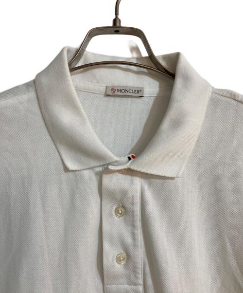MONCLER（モンクレール）MONCLER (モンクレール) MAGLIA POLO MANICA CORTA ホワイト サイズ:XLの古着・服飾アイテム