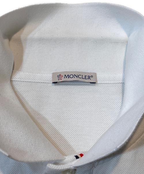 MONCLER（モンクレール）MONCLER (モンクレール) MAGLIA POLO MANICA CORTA ホワイト サイズ:XLの古着・服飾アイテム