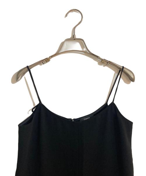 theory（セオリー）theory (セオリー) SYNTHETIC CREPE オールインワン ブラック サイズ:２の古着・服飾アイテム