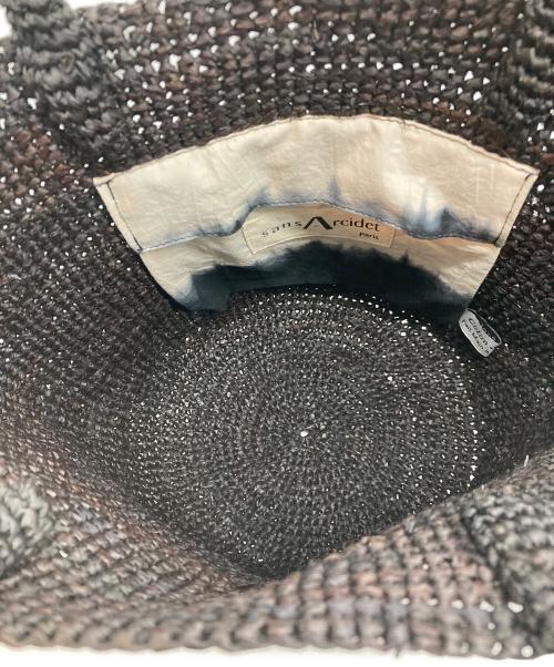 Sans-Arcidet（サン・アルシデ）Sans-Arcidet (サン・アルシデ) カゴバッグ ブラックの古着・服飾アイテム