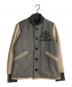 Hysteric Glamour（ヒステリックグラマー）の古着「ラムレザースタジアムジャケット」｜グレー