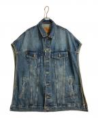 Spick & Spanスピックアンドスパン）の古着「51/2 3RD PONCHO DENIM」｜インディゴ