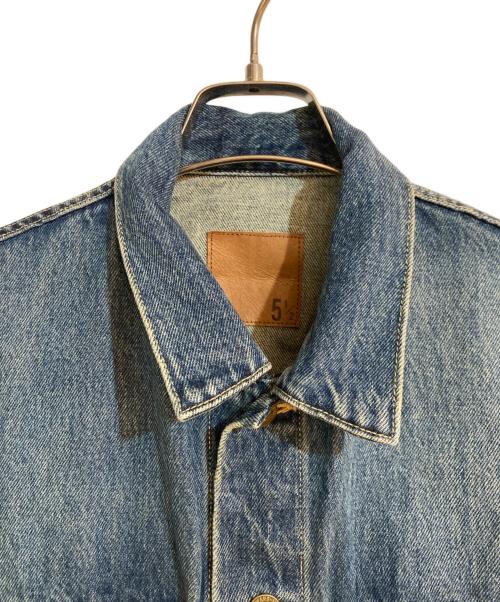 Spick & Span（スピックアンドスパン）Spick & Span (スピックアンドスパン) 51/2 3RD PONCHO DENIM インディゴ サイズ:FREEの古着・服飾アイテム