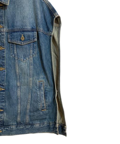 Spick & Span（スピックアンドスパン）Spick & Span (スピックアンドスパン) 51/2 3RD PONCHO DENIM インディゴ サイズ:FREEの古着・服飾アイテム