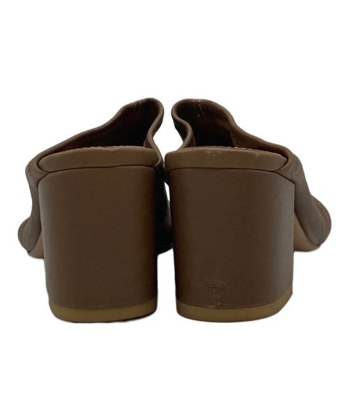 Pippichic（ピッピシック）Pippichic (ピッピシック) スクエアトゥサンダル ブラウン サイズ:23.5㎝の古着・服飾アイテム