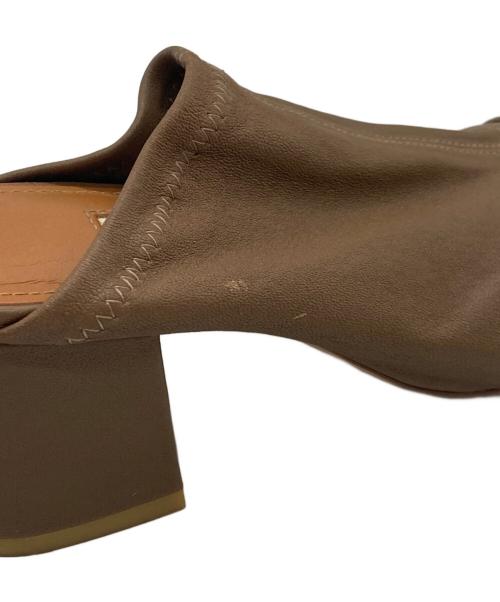 Pippichic（ピッピシック）Pippichic (ピッピシック) スクエアトゥサンダル ブラウン サイズ:23.5㎝の古着・服飾アイテム