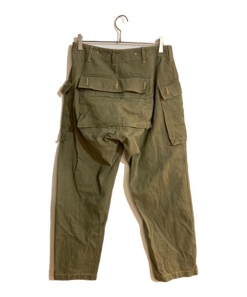 BUZZ RICKSON'S（バズリクソンズ）BUZZ RICKSON'S (バズリクソンズ) MARINE CORPS HERRINGBONE PANT グリーン サイズ:34の古着・服飾アイテム