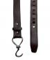 TORY leather (トリーレザー) フックバックルレザーベルト ブラウン サイズ:32：6000円