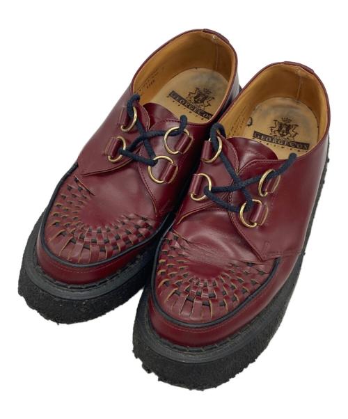 GEORGE COX（ジョージコックス）GEORGE COX (ジョージコックス) ラバーソールシューズ レッド サイズ:7の古着・服飾アイテム