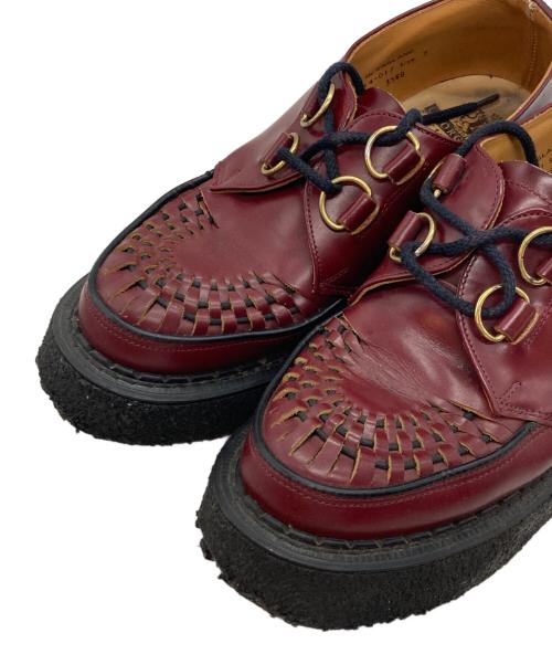 GEORGE COX（ジョージコックス）GEORGE COX (ジョージコックス) ラバーソールシューズ レッド サイズ:7の古着・服飾アイテム