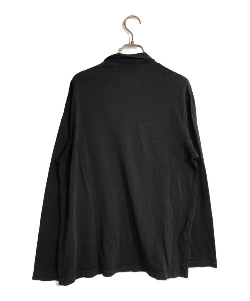 PRADA（プラダ）PRADA (プラダ) ハーフジップシャツ ブラック サイズ:Ｌの古着・服飾アイテム