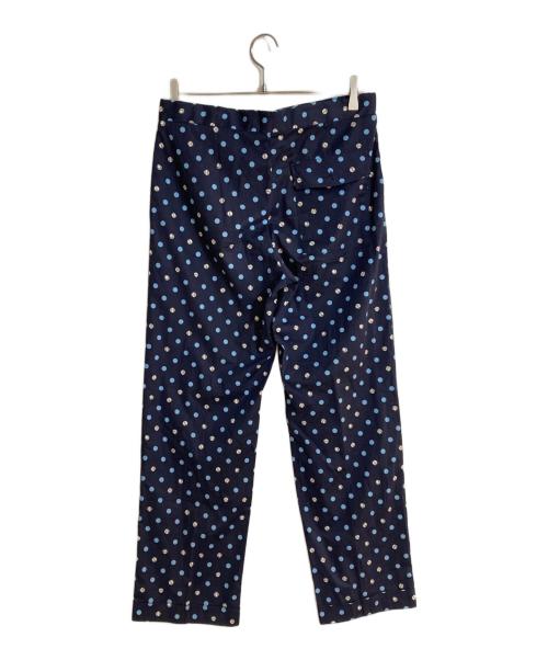 ETRO（エトロ）ETRO (エトロ) ボールプリントセンタープレスパンツ ネイビー サイズ:Sの古着・服飾アイテム