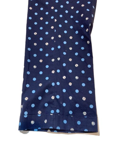 ETRO（エトロ）ETRO (エトロ) ボールプリントセンタープレスパンツ ネイビー サイズ:Sの古着・服飾アイテム