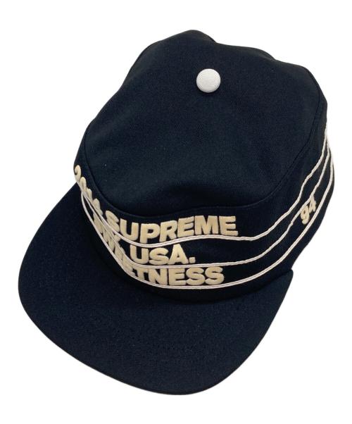 SUPREME（シュプリーム）Supreme (シュプリーム) pillbox cap/ピルボックスキャップ ブラックの古着・服飾アイテム