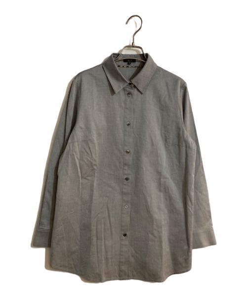 DAKS（ダックス）DAKS (ダックス) THOMAS MASON ドレスシャツ グレー サイズ:Lの古着・服飾アイテム