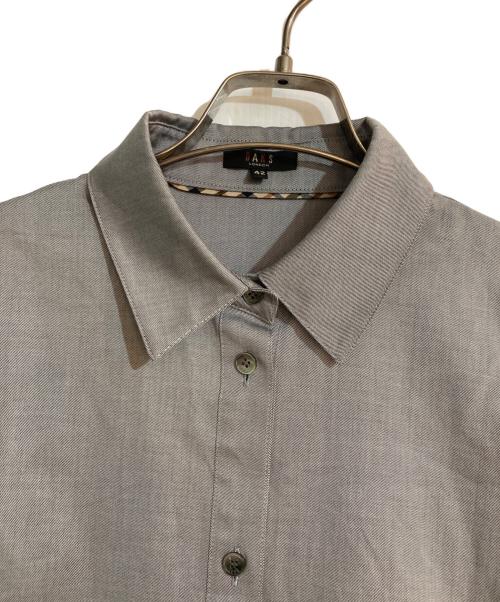 DAKS（ダックス）DAKS (ダックス) THOMAS MASON ドレスシャツ グレー サイズ:Lの古着・服飾アイテム