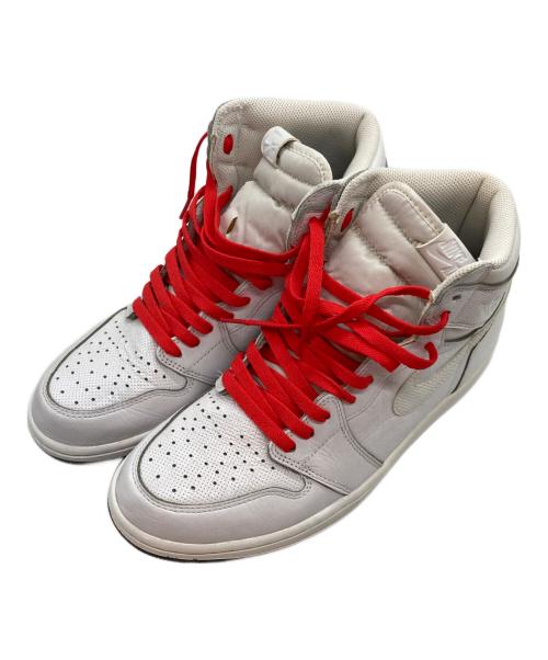 NIKE（ナイキ）NIKE (ナイキ) Air Jordan 1 Retro High/エア ジョーダン 1 レトロ ハイ  ホワイト サイズ:28.5㎝の古着・服飾アイテム