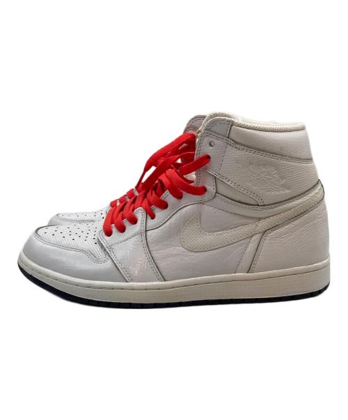 NIKE（ナイキ）NIKE (ナイキ) Air Jordan 1 Retro High/エア ジョーダン 1 レトロ ハイ  ホワイト サイズ:28.5㎝の古着・服飾アイテム