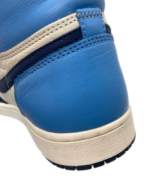 NIKE（ナイキ）NIKE (ナイキ) AIR JORDAN 1 RETRO HIGH OG/エアジョーダン1レトロハイog ブルー×ホワイト サイズ:28.5㎝の古着・服飾アイテム