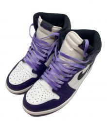 NIKE（ナイキ）の古着「Air Jordan 1 Retro High OG "Court Purple/エアジョーダン1 レトロ ハイ OG "コートパープル 」｜パープル