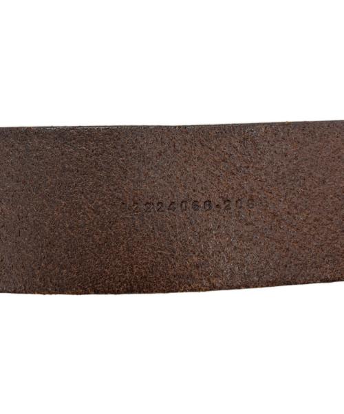 RALPH LAUREN（ラルフローレン）RALPH LAUREN (ラルフローレン) バックルロゴベルト ブラウンの古着・服飾アイテム