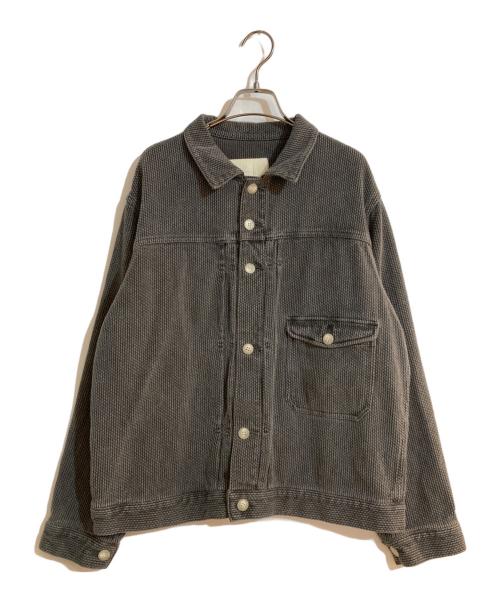 INNAT（インアット）INNAT (インアット) SASHIKO TYPE-1TRUCKER JACKET スミクロ サイズ:2の古着・服飾アイテム