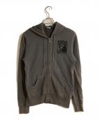 Hysteric Glamourヒステリックグラマー）の古着「ガールプリントジップパーカー」｜グレー