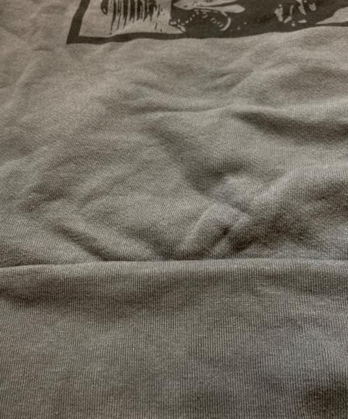 Hysteric Glamour（ヒステリックグラマー）Hysteric Glamour (ヒステリックグラマー) ガールプリントジップパーカー グレー サイズ:Mの古着・服飾アイテム