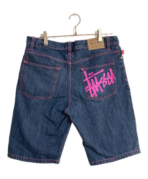stussy（ステューシー）stussy (ステューシー) デニムハーフパンツ インディゴ サイズ:SIZE 34の古着・服飾アイテム