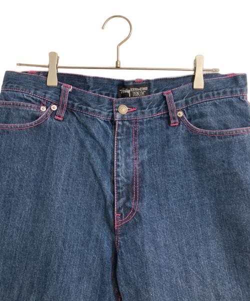 stussy（ステューシー）stussy (ステューシー) デニムハーフパンツ インディゴ サイズ:SIZE 34の古着・服飾アイテム