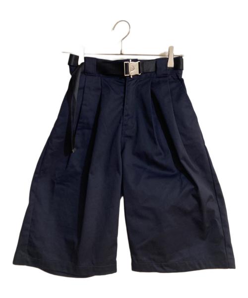 Dickies（ディッキーズ）Dickies (ディッキーズ) Lily Brown (リリーブラウン) ベルテッドトチノハーフパンツ ネイビー 未使用品の古着・服飾アイテム