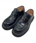 BOTTEGA VENETAボッテガベネタ）の古着「SWELL LOAFER/スウェル ローファー」｜ブラック