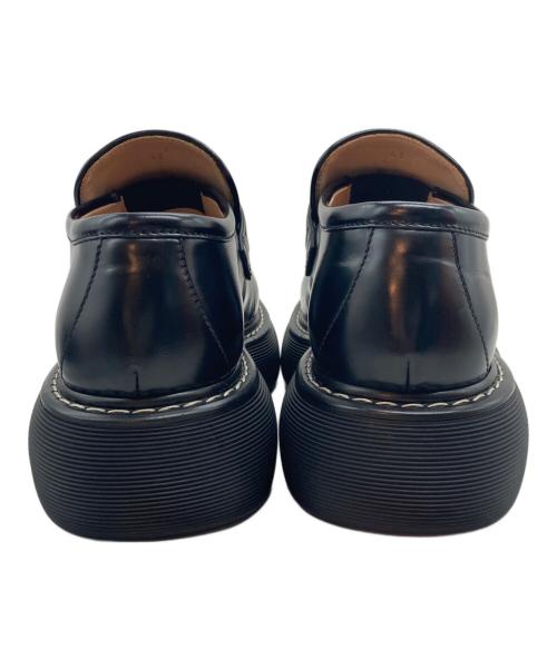 BOTTEGA VENETA（ボッテガベネタ）BOTTEGA VENETA (ボッテガベネタ) SWELL LOAFER/スウェル ローファー ブラック サイズ:43の古着・服飾アイテム