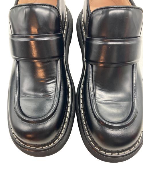 BOTTEGA VENETA（ボッテガベネタ）BOTTEGA VENETA (ボッテガベネタ) SWELL LOAFER/スウェル ローファー ブラック サイズ:43の古着・服飾アイテム