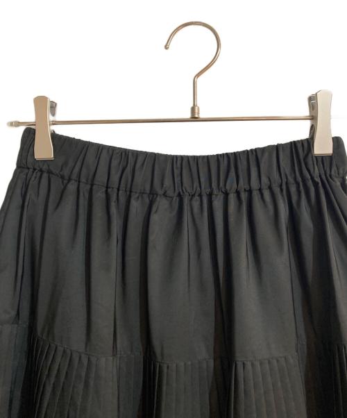 BEARDSLEY（ビアズリー）BEARDSLEY (ビアズリー) プリーツティアードスカート ブラック サイズ:FREEの古着・服飾アイテム