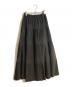 BEARDSLEY（ビアズリー）の古着「プリーツティアードスカート」｜ブラック