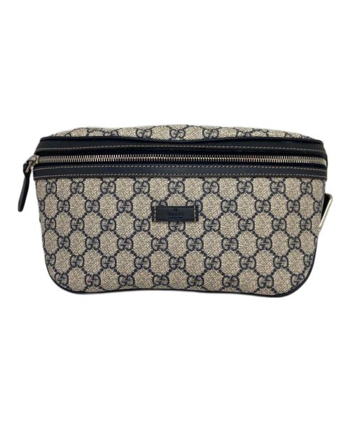 GUCCI（グッチ）GUCCI (グッチ) GGスプリームウエストバッグ アイボリーの古着・服飾アイテム