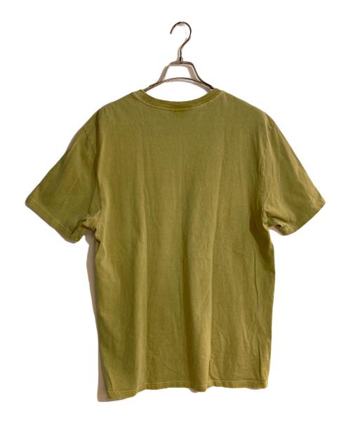 stussy（ステューシー）stussy (ステューシー) roling tv pig dyed tee 黄緑 サイズ:Lの古着・服飾アイテム