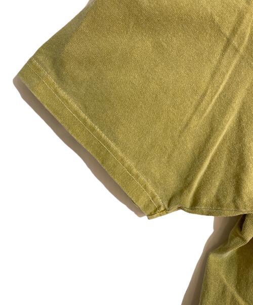 stussy（ステューシー）stussy (ステューシー) roling tv pig dyed tee 黄緑 サイズ:Lの古着・服飾アイテム