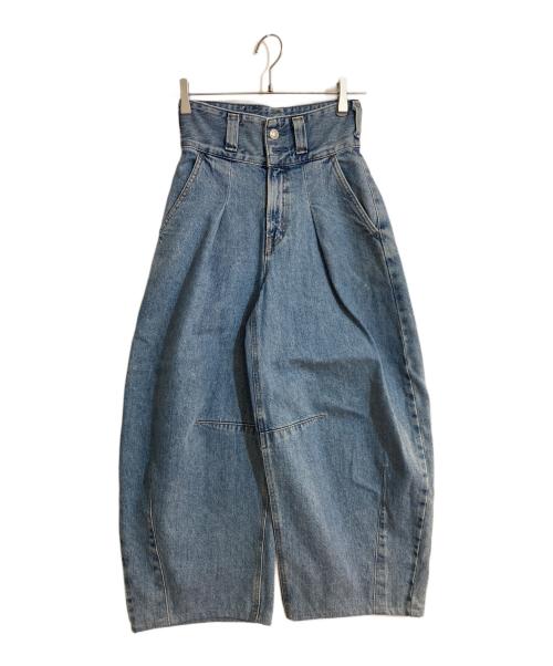 Something（サムシング）Something (サムシング) TLEB BALLOON DENIM PANTS インディゴ サイズ:XSの古着・服飾アイテム