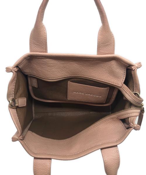 MARC JACOBS（マークジェイコブズ）MARC JACOBS (マークジェイコブス) The Leather Mini Tote Bag/レザーミニトートバッグ ピンクの古着・服飾アイテム