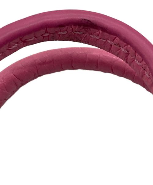 MARC JACOBS（マークジェイコブズ）MARC JACOBS (マークジェイコブス) The Leather Mini チャーム ピンクの古着・服飾アイテム