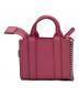 MARC JACOBS (マークジェイコブス) The Leather Mini チャーム ピンク：6000円